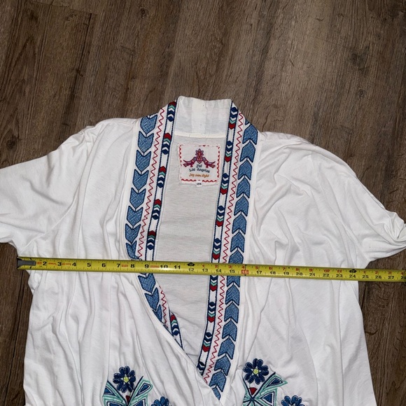 Johnny Was LA • Aztec Embroidered Fly Away Open Drape Cardigan - Picture 10 of 14